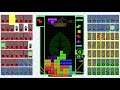 my tetris line clear sends 7 lines in tetris 99 teams!!