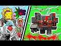 Redstone Monstrosity Vs. Mowzie's Mobs Monsters in Minecraft