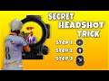 Secret + New Easy Headshot Trick || Scope + Jump Headshot Trick In Garena Free Fire