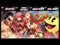 Super Smash Bros Ultimate Amiibo Fights – Kazuya & Co #315 Kazuya v Mytha v Banjo v Pac Man
