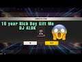10 Year Rich Boy Gift Me DJ ALOK || Free Fire India