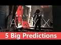 5 BIG Predictions for Half Life: Alyx