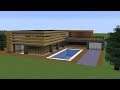 Minecraft - How to build a modern house 33