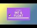 Python 3 Tutorial 2018 [#2] Int & Float