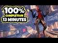 Spider-Man Miles Morales 100% Completion in 13 minutes