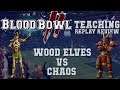 Blood Bowl 2 - Wood Elves (Stygian) vs Chaos - the Sage replay review