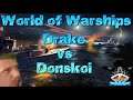 DRAKE VS DONSKOI in World of Warships #1426 Gameplay auf Deutsch