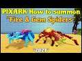 PixARK How to Summon in a "Fire & Gem Spider" 2021