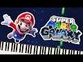Super Mario Galaxy - Flying Mario Theme Piano Tutorial Synthesia