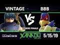 S@X 302 SSBM - Vintage (Marth) Vs. BBB (Falco) - Smash Melee Losers Finals
