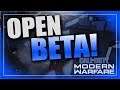 Very First Call of Duty: Modern Warfare Open Beta 2v2 Gameplay PS4