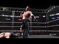 WWE 2K20 : Steel Cage Match : Brock Lesnar VS Big Show VS Disel .