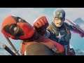 Captain America vs. Deadpool (A Fortnite Short Film)