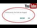 How to Fix Unfortunately "YouTube" App Has Stopped Problem Solved in Android & Ios
