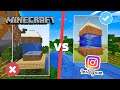 Instagram vs Minecraft 1#
