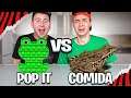 COMIDA DE POP IT VS COMIDA DE VERDADE PARTE 2 - Desafio