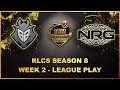 G2 vs NRG | Season 8 RLCS | League play Week 2