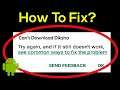 How To Fix Can't Download Diksha Error On Google Play Store Problem Solved