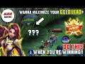 HOW TO MAXIMIZE YOUR GOLD LEAD? DO THIS WHEN YOU'RE WINNING! | TOP GLOBAL ESMERALDA MLBB | IMANALIEN