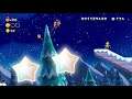 New Super Mario Bros U Deluxe Frosted Glacier - 1 Spinning-Star Sky