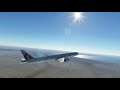 Qatar Airways 777-300ER Take Off Basra Iraq - Flight Simulator