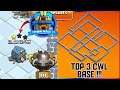 Top 3 Only 2 Star Th12 War Base | Unbeatable Th13 Base Link | Anti 3 Star Anti Hybrid /CWL Base Link