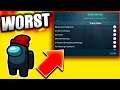 Among Us Using the WORST HACKS *Ban Speedrun* (get a mod menu in 5 mins)