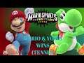 Mario Sports Superstars - Mario & Yoshi Wins In Tennis
