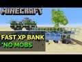 Minecraft XP Farm: No Mob XP Bank for Minecraft 1.15 - FAST XP FARM