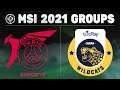 PSG Talon vs İstanbul Wildcats - MSI 2021 Stage 1  - PSG vs IW