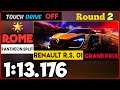 Asphalt 9| Manual Drive | Renault R.S. 01 (1*) Grand Prix | Round 2 |  1:13.176 |