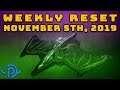 Destiny 2 Reset Guide - November 5th, 2019 | Weekly Eververse Inventory & World Activities