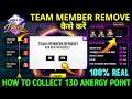 HOW TO REMOVE TEAM MEMBER IN CHARGE THE PORTAL EVENT | HOW TO COLLECT 130 CHARGE POINT |FF NEW EVENT
