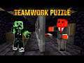 Minecraft : Teamwork Puzzle with @malayalamtechieslive | RANDOMIZED