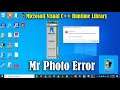 Mr Photo Microsoft Visual C++ Runtime Library | Runtime error Mr Photo