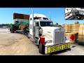 ATS | Heavy Loader Delivery Work | Kenworth -Thrustmaster T300 RS Game Wheel Play