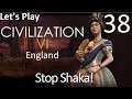 Stop Shaka! Civilization VI Gathering Storm as England - Part 038 - Let's Play