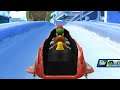 Mario & Sonic at the Olympic Winter Games - All Characters Bobsleigh Gameplay
