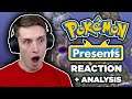 Pokemon Presents: LIVE REACTION + Analysis - Diamond and Pearl Remakes! NEW OPEN WORLD POKEMON GAME!
