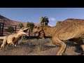 Qianzhousaurus VS T-Rex Indoraptor Giganotosaurus Spinosaurus and More - Jurassic World Evolution 2