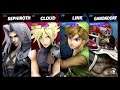 Super Smash Bros Ultimate Amiibo Fights – Sephiroth & Co #293 Sephiroth & Cloud vs Link & Ganondorf