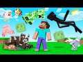 Surviving MINECRAFT But It's RAINING MOBS! (impossible)