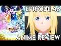 Alice in the Real World | Sword Art Online Alicization Episode 46 War of Underworld - Anime Review