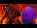 Encontrei Um NOVO Baby Godzilla Earth de Lava! Pai Indoraptor Ark Genesis (Dinossauros)