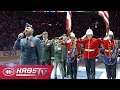 LAK@MTL: Anthems performed on Military Appriciation Night