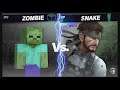 Super Smash Bros Ultimate Amiibo Fights – Steve & Co #104 Zombie vs Snake