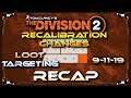 The Division 2 State Of The Game 300 stash space!! Loot Targeting Recalibration Changes loot Changes