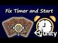 Unity Card Game: Fix Timer and Start | #71