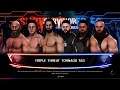 WWE 2K20 Rollins,Owens VS Reigns,Strowman,Ciampa,Riddle Triple Threat Tornado Tag Elimination Match