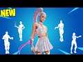 Ariana Grande Skin with all Fortnite Icon Series Emotes!